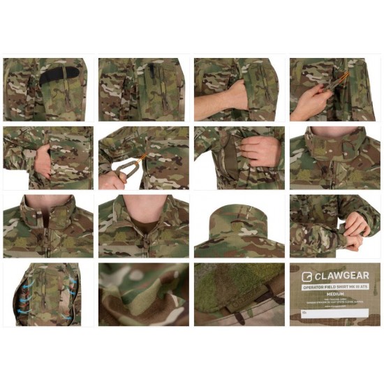 Clawgear Operator Field Shirt MK III ATS Flex – Επιχειρησιακό Πουκάμισο Μάχης NYCO RipStop