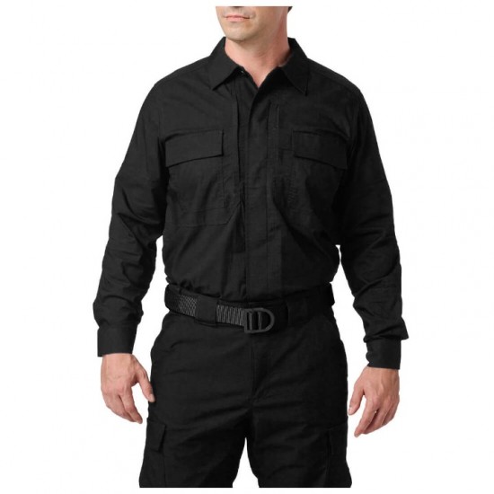 Operational Shirt - 5.11 Flex-Tac TDU Long Sleeve Shirt - 72250 5.11 Flex-Tac TDU Ripstop Shirt – Long-Sleeve Tactical Duty Shirt made from Flex-Tac® fabric with DWR coating, ReadyPocket™ pockets, and knee/elbow pad compatibility.