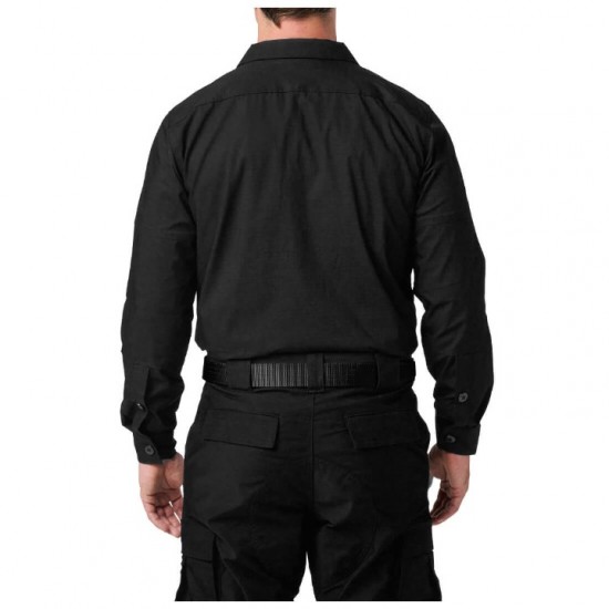 Operational Shirt - 5.11 Flex-Tac TDU Long Sleeve Shirt - 72250 5.11 Flex-Tac TDU Ripstop Shirt – Long-Sleeve Tactical Duty Shirt made from Flex-Tac® fabric with DWR coating, ReadyPocket™ pockets, and knee/elbow pad compatibility.