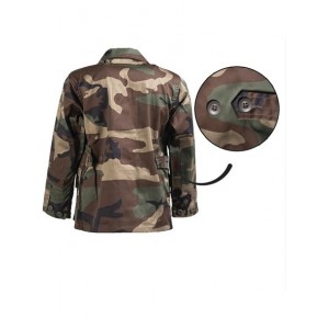 Mil-Tec Kids USA Woodland Shirt – Children's Tactical Field Jacket Mil-Tec Kids USA Woodland Shirt – Children's Tactical Field Jacket
