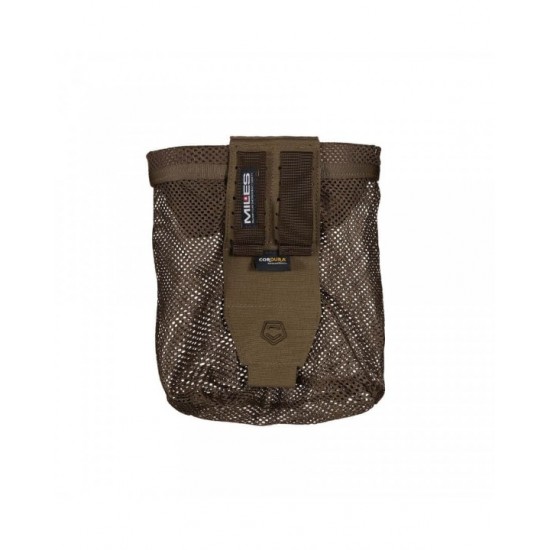 Pentagon Amina Foldable Mesh Dump Pouch - K17117 Operational mesh dump pouch for empty magazines, Pentagon Amina K17117. Reinforced with 500D Cordura®, MOLLE-compatible attachment system, low-profile design, and rapid deployment