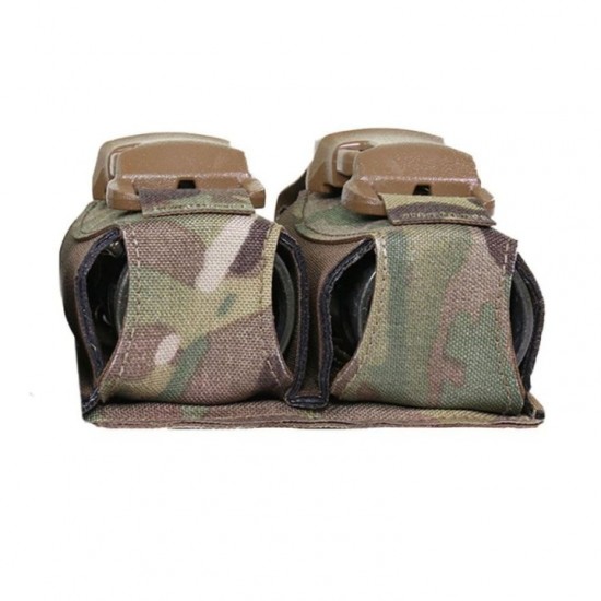 Θήκη Διπλή Χειροβομβίδων Warrior Assault - Laser Cut Double 40mm Flash Bang Pouch Multicam Επιχειρησιακή διπλή θήκη Warrior Assault (W-LC-D40-FBP-MC) σε Multicam για χειροβομβίδες κρότου-λάμψης (Flash Bang), βλήματα 40mm & 37mm. Σχεδιασμός Laser Cut