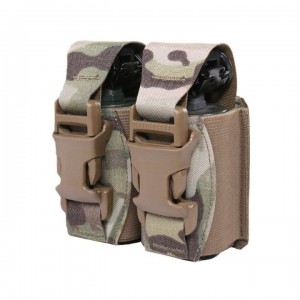 Θήκη Διπλή Χειροβομβίδων Warrior Assault - Laser Cut Double 40mm Flash Bang Pouch Multicam