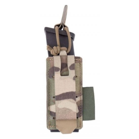 Θήκη Μονού Γεμιστήρα Πιστολιού - Warrior Assault Systems Aero Lite 9mm Short Magazine Pouch Ελαφριά Tactical Θήκη Γεμιστήρα Πιστολιού Γενικής Χρήσης της Warrior Assault Systems με Σύστημα Ταχείας Επαναγέμισης και Ελαστικό Κορδόνι Ασφαλείας
