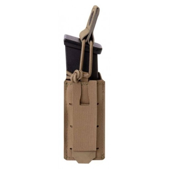 Θήκη Μονού Γεμιστήρα Πιστολιού - Warrior Assault Systems Aero Lite 9mm Short Magazine Pouch Ελαφριά Tactical Θήκη Γεμιστήρα Πιστολιού Γενικής Χρήσης της Warrior Assault Systems με Σύστημα Ταχείας Επαναγέμισης και Ελαστικό Κορδόνι Ασφαλείας
