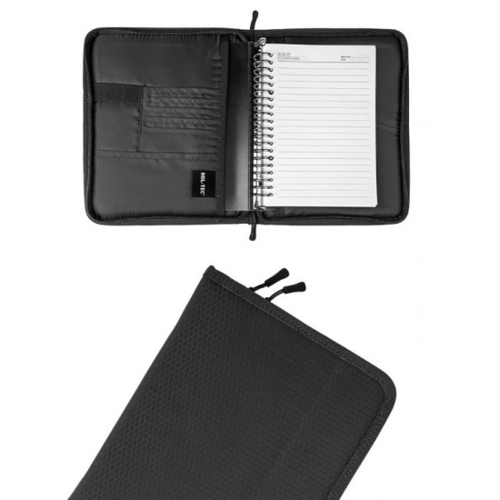 Επιχειρησιακό Σημειωματάριο - Mil-Tec HexTac Tactical Notebook Medium Mil-Tec HexTac Medium επιχειρησιακό σημειωματάριο με φερμουάρ & μπλοκ σημειώσεων. Ύφασμα Hexagon, θήκες εγγράφων, στυλοθήκες & σήμα Velcro