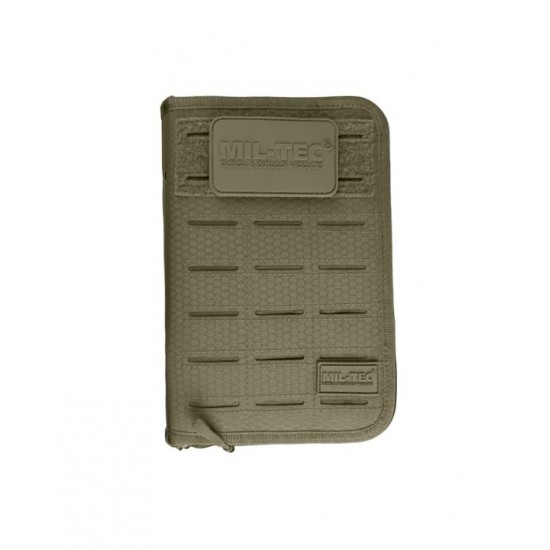 Επιχειρησιακό Σημειωματάριο - Mil-Tec HexTac Tactical Notebook Small Mil-Tec HexTac Small Επιχειρησιακό σημειωματάριο με φερμουάρ & μπλοκ σημειώσεων. Ύφασμα Hexagon, θήκες εγγράφων, στυλοθήκη & σήμα Velcro