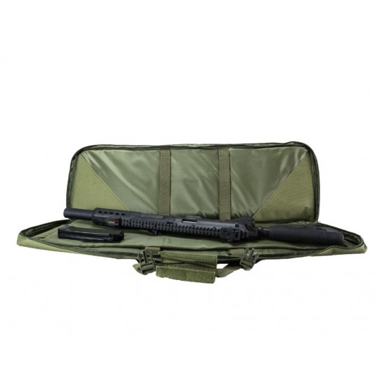 Θήκη Όπλου Strike Systems Tactical 92x30x7cm Τακτική θήκη όπλου Strike Systems Tactical 92x30x7cm. Με σύστημα MOLLE, 4 εξωτερικές θήκες, ενισχυμένη επένδυση προστασίας & ανθεκτική λαβή μεταφοράς