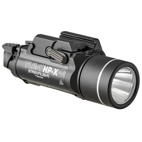 Φακός Όπλου Streamlight TLR-1 HP-X - 1300 Lumens Streamlight TLR-1 HP-X Επιχειρησιακός φακός όπλου. Ισχύς 1.300 Lumens, εμβέλεια 555m, Multi-Fuel (SL-B9 / CR123A), αδιάβροχος IPX7 & αλλαγή μπαταρίας από μπροστά