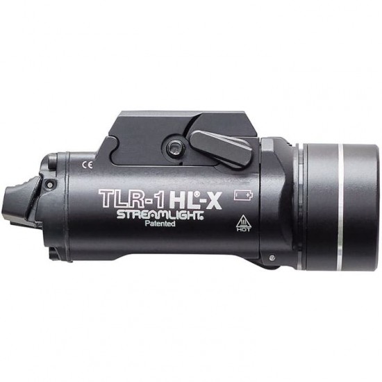 Ισχυρός Φακός Όπλου Streamlight TLR-1 HL-X 1500 Lumens Streamlight TLR-1 HL®-X Φακός Ράγας Πιστολιού 1500 Lumens 20.000 candela, Multi-Fuel (SL-B9 USB-C ή CR123A), μπροστινή υποδοχή μπαταρίας & αδιαβροχοποίηση IPX7