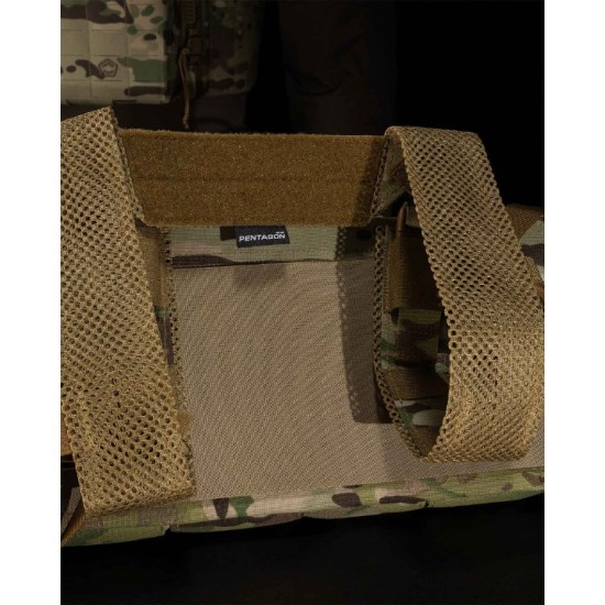 Γιλέκο Μάχης Εξάρτηση Pentagon Amina Hybrid Recon Chest Rig Multicam K20009-MC Ελαφρύ γιλέκο μάχης & εξάρτηση Pentagon Amina Hybrid Recon (K20009-MC) σε παραλλαγή Multicam®. Γιλέκο MOLLE από 500D nylon, συμβατό με φορέα πλακών