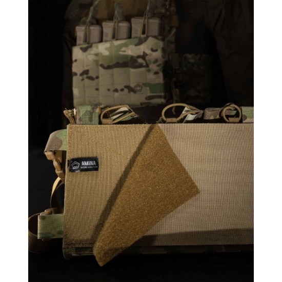 Combat Vest Pentagon Amina Micro Chest Rig Multicam K20010-MC Lightweight combat vest & equipment carrier Pentagon Amina Micro (K20010-MC) in Multicam® camouflage. MOLLE vest made of 500D nylon, compatible with a plate carrier