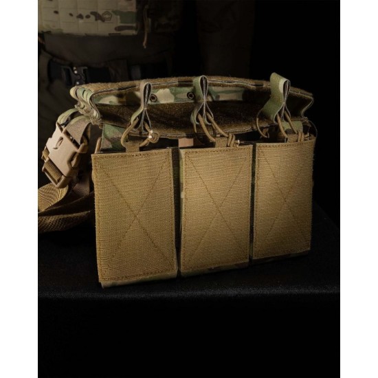 Combat Vest Pentagon Amina Micro Chest Rig Multicam K20010-MC Lightweight combat vest & equipment carrier Pentagon Amina Micro (K20010-MC) in Multicam® camouflage. MOLLE vest made of 500D nylon, compatible with a plate carrier