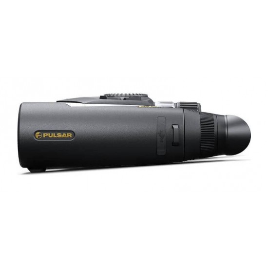 Thermal Imaging & Night Vision Multispectral Binoculars - Pulsar Symbion LRF DXT50 Pulsar Symbion LRF DXT50 – Professional magnesium multispectral 3-in-1 binoculars with a 1280x1024 thermal sensor, 4K digital sensor, 1500m laser rangefinder, and ballistic calculator