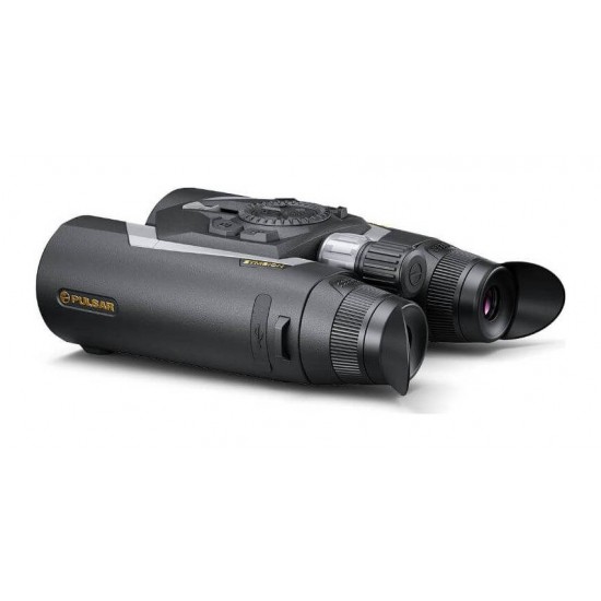 Thermal Imaging & Night Vision Multispectral Binoculars - Pulsar Symbion LRF DXT50 Pulsar Symbion LRF DXT50 – Professional magnesium multispectral 3-in-1 binoculars with a 1280x1024 thermal sensor, 4K digital sensor, 1500m laser rangefinder, and ballistic calculator