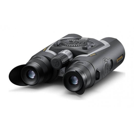 Thermal Imaging & Night Vision Multispectral Binoculars - Pulsar Symbion LRF DXT50 Pulsar Symbion LRF DXT50 – Professional magnesium multispectral 3-in-1 binoculars with a 1280x1024 thermal sensor, 4K digital sensor, 1500m laser rangefinder, and ballistic calculator
