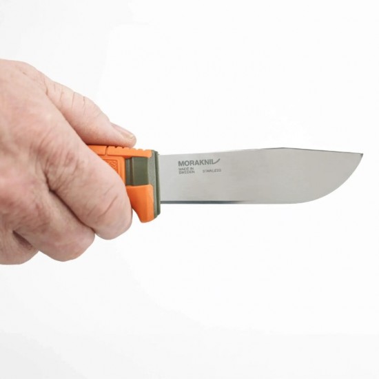 Κυνηγετικό Μαχαίρι Morakniv Amberg Full Flat (S) - 14700 Morakniv Amberg Full Flat Hunting - Λάμα 108mm από Σουηδικό Ατσάλι 14C28N, Full Flat Grind για Κοπή Ακριβείας & Skinning