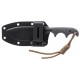 CRKT Minimalist Nessmuk Wood Knife with Sheath CRKT Minimalist Nessmuk Wood collectible knife with 12C27 Sandvik blade, Stonewash finish, stabilized wood handle & thermoplastic sheath