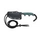 Ανοξείδωτο μαχαίρι σταθερής λεπίδας CRKT Minimalist Persian (2379) από ατσάλι 8Cr13MoV. Ελαφρύ, με εργονομική λαβή και θερμοπλαστική θήκη