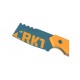Μαχαίρι CRKT Razel Compact Yellow με Θήκη Μαχαίρι σταθερής λεπίδας CRKT Razel Compact Yellow. Από ατσάλι D2 με οδοντώσεις Veff Flat Top Serrations®, λαβή G10 & θερμοπλαστική θήκη