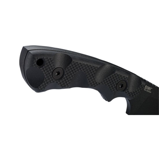 CRKT SIWI Knife Black - SK-5 Steel with Sheath CRKT SIWI fixed-blade tactical knife with SK-5 steel and sheath. Compact, extremely durable with a 5.08mm blade thickness. Ideal for outdoor & tactical use