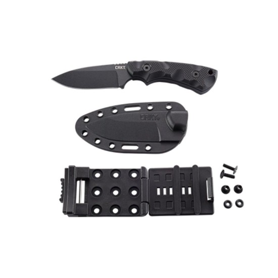 CRKT SIWI Knife Black - SK-5 Steel with Sheath CRKT SIWI fixed-blade tactical knife with SK-5 steel and sheath. Compact, extremely durable with a 5.08mm blade thickness. Ideal for outdoor & tactical use