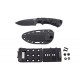 CRKT SIWI Knife Black - SK-5 Steel with Sheath CRKT SIWI fixed-blade tactical knife with SK-5 steel and sheath. Compact, extremely durable with a 5.08mm blade thickness. Ideal for outdoor & tactical use
