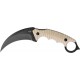 Μαχαίρι με θήκη Kydex - Boker Plus Spike Karambit Μαχαίρι σταθερής λεπίδας Boker Plus Spike Karambit (02BP0010). Λεπίδα 440A 10.2cm πάχους 5mm, full tang, λαβή G10 Khaki, δαχτυλίδι με spike & θήκη Kydex