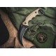 Μαχαίρι με θήκη Kydex - Boker Plus Spike Karambit Μαχαίρι σταθερής λεπίδας Boker Plus Spike Karambit (02BP0010). Λεπίδα 440A 10.2cm πάχους 5mm, full tang, λαβή G10 Khaki, δαχτυλίδι με spike & θήκη Kydex