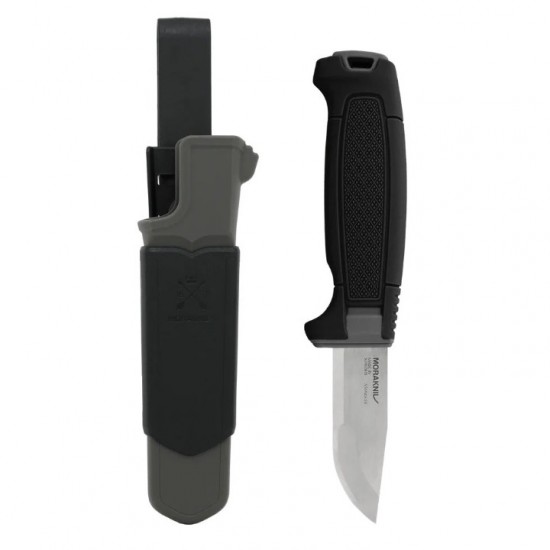 Morakniv Amberg Compact - Συμπαγές Μαχαίρι Ακριβείας από Σουηδικό Ατσάλι 12C27 με Scandi Grind & Συμβατότητα με Σπινθηριστή