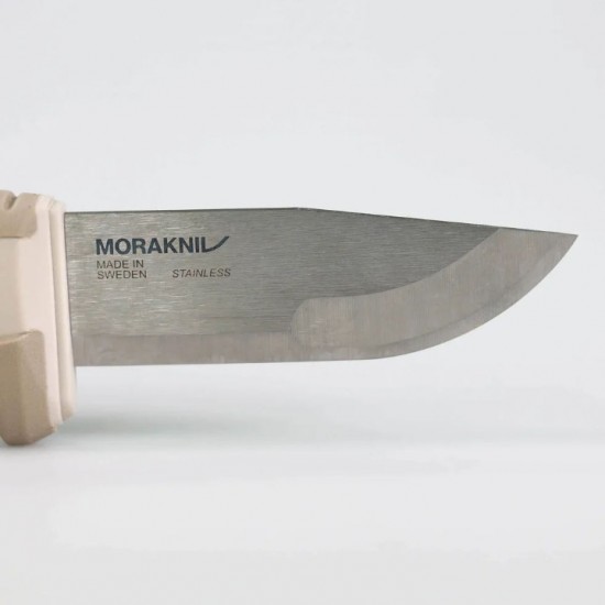 Morakniv Amberg Compact - Συμπαγές Μαχαίρι Ακριβείας από Σουηδικό Ατσάλι 12C27 με Scandi Grind & Συμβατότητα με Σπινθηριστή