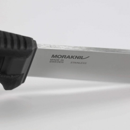 Μαχαίρι Morakniv Amberg Full Flat (S) - 14742 Morakniv Amberg Full Flat - Υβριδικό Μαχαίρι 108mm από Ατσάλι 14C28N, Ιδανικό για Προετοιμασία Φαγητού & Χρήση στην Ύπαιθρο