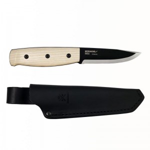 MORAKNIV WIT BLACKBLADE (S) ASH WOOD KNIVE MORAKNIV WIT BLACKBLADE (S) ASH WOOD KNIVE