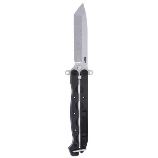 Μαχαίρι Πεταλούδα CRKT M16-02BALI Balisong Ανοξείδωτο μαχαίρι τύπου Balisong CRKT M16-02BALI. Κατασκευασμένο στις ΗΠΑ με ατσάλι MagnaCut, ρουλεμάν IKBS™, λαβή αλουμινίου και κλιπ τσέπης