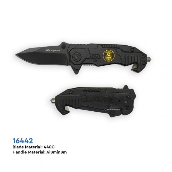 AlpinPro Security 16442 – Assisted Opening Rescue Folding Knife