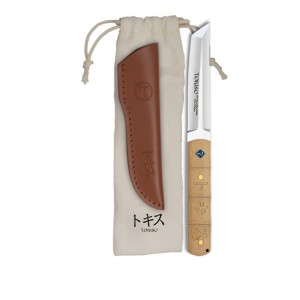 Tokisu Bamboo Knife 32810 - Μαχαίρι Tanto με Δερμάτινη Θήκη