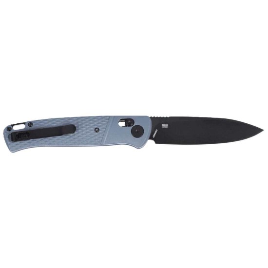 CRKT Counterpart Crossbar Lock Folding Knife - K430GKP CRKT Counterpart Crossbar Lock K430GKP folding knife by Ken Onion. 12C27 Sandvik Drop Point blade, IKBS bearings, gray GFRN handle & weight of 59.5g