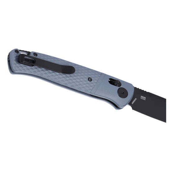 CRKT Counterpart Crossbar Lock Folding Knife - K430GKP CRKT Counterpart Crossbar Lock K430GKP folding knife by Ken Onion. 12C27 Sandvik Drop Point blade, IKBS bearings, gray GFRN handle & weight of 59.5g