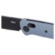 CRKT Counterpart Crossbar Lock Folding Knife - K430GKP CRKT Counterpart Crossbar Lock K430GKP folding knife by Ken Onion. 12C27 Sandvik Drop Point blade, IKBS bearings, gray GFRN handle & weight of 59.5g
