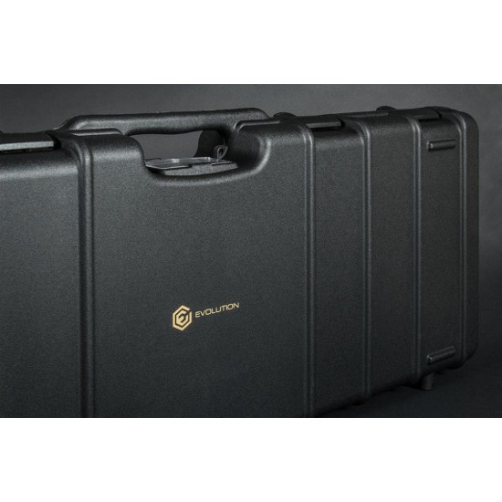 Βαλίτσα Όπλου Evolution Rifle Hard Case - Εσωτερική Διάσταση 90x33x10.5cm Ιταλική σκληρή θήκη όπλου Evolution Rifle Hard Case 90x33x10.5cm. Εξαιρετικά ανθεκτικά πολυμερή, αφρώδης επένδυση, υποδοχές για λουκέτο