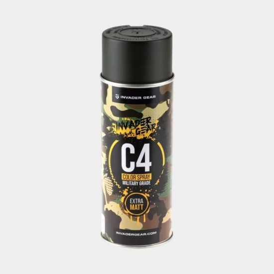 ΣΤΡΑΤΙΩΤΙΚΗ ΒΑΦΗ ΣΠΡΕΙ C4 400ML ΣΤΡΑΤΙΩΤΙΚΗ ΒΑΦΗ ΣΠΡΕΙ C4 400ML