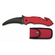 Σουγιάς Διάσωσης Ανοξείδωτος - Albainox Rescue Red 8.5cm Σουγιάς Διάσωσης Ανοξείδωτος - Albainox Rescue Red 8.5cm