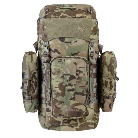 Σακίδιο Πλάτης Highlander Pinnacle Rucksack 50L Επιχειρησιακό Backpack Μεγάλων Αποστάσεων 50 Λίτρων από Rugged Νάιλον 1000D με Επίστρωση PU, Πόρπες Duraflex, Αποσπώμενες Θήκες και Σύστημα MOLLE