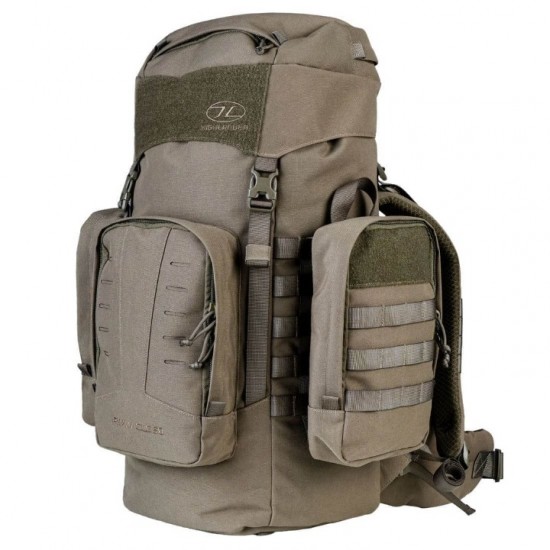 Σακίδιο Πλάτης Highlander Pinnacle Rucksack 50L Επιχειρησιακό Backpack Μεγάλων Αποστάσεων 50 Λίτρων από Rugged Νάιλον 1000D με Επίστρωση PU, Πόρπες Duraflex, Αποσπώμενες Θήκες και Σύστημα MOLLE