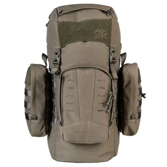 Σακίδιο Πλάτης Highlander Pinnacle Rucksack 50L Επιχειρησιακό Backpack Μεγάλων Αποστάσεων 50 Λίτρων από Rugged Νάιλον 1000D με Επίστρωση PU, Πόρπες Duraflex, Αποσπώμενες Θήκες και Σύστημα MOLLE