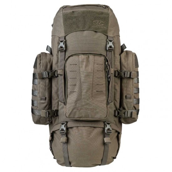 Σακίδιο Πλάτης Highlander Pinnacle Rucksack 70L Επιχειρησιακό Backpack Μεγάλων Αποστάσεων 70 Λίτρων από Rugged Νάιλον 1000D με Επίστρωση PU, Πόρπες Duraflex, Αποσπώμενες Θήκες και Σύστημα MOLLE