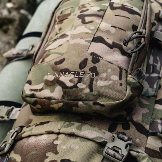 Σακίδιο Πλάτης Highlander Pinnacle Rucksack 70L Επιχειρησιακό Backpack Μεγάλων Αποστάσεων 70 Λίτρων από Rugged Νάιλον 1000D με Επίστρωση PU, Πόρπες Duraflex, Αποσπώμενες Θήκες και Σύστημα MOLLE