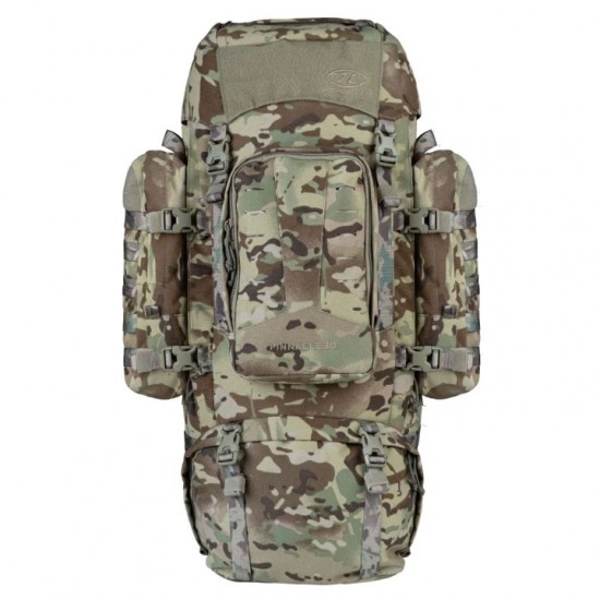 Σακίδιο Πλάτης Highlander Pinnacle Rucksack 90L Επιχειρησιακό Backpack Μεγάλων Αποστάσεων 90 Λίτρων από Rugged Νάιλον 1000D με Εσωτερικό Σκελετό Αλουμινίου, Πόρπες Duraflex και Αποσπώμενες Θήκες