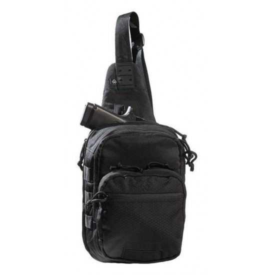 Survivors Pro Τσαντάκι / Σακίδιο Χιαστή Sling Pack 5 Λίτρων με 4 Εργονομικές Θήκες, Σύστημα Γρήγορης Πρόσβασης, Εσωτερικό Velcro και Ιμάντα με Πόρπη Ασφαλείας