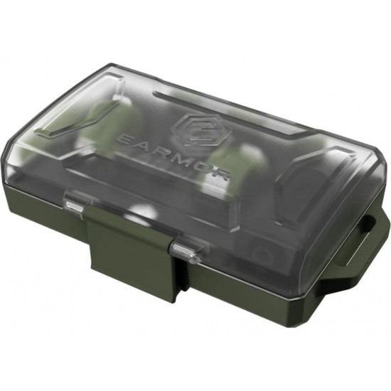 Electronic Bluetooth Earplugs EARMOR M23T-AI Revolutionary EARMOR M23T-AI electronic earplugs with Bluetooth 6.0, AI translation, NRR 25dB / SNR 31dB, and noise suppression in less than 1ms